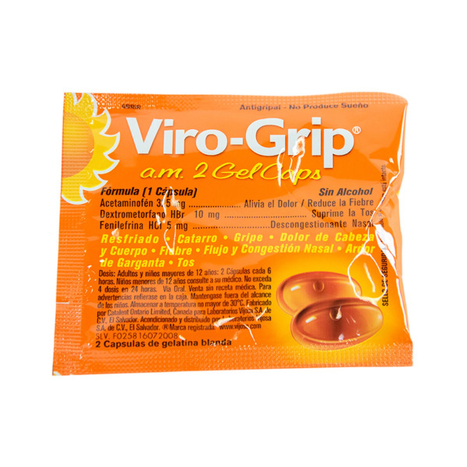 VIRO GRIP AM GEL CAPS 2P