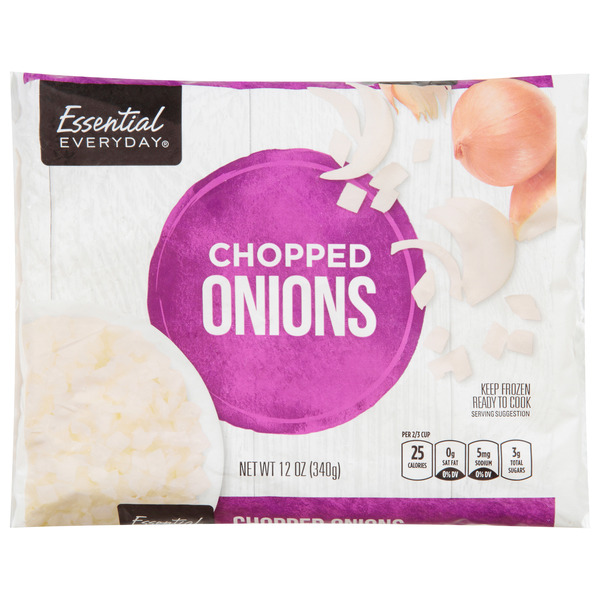 ESSENTIAL EVERYDAY CHOPPED ONIONS 12OZ