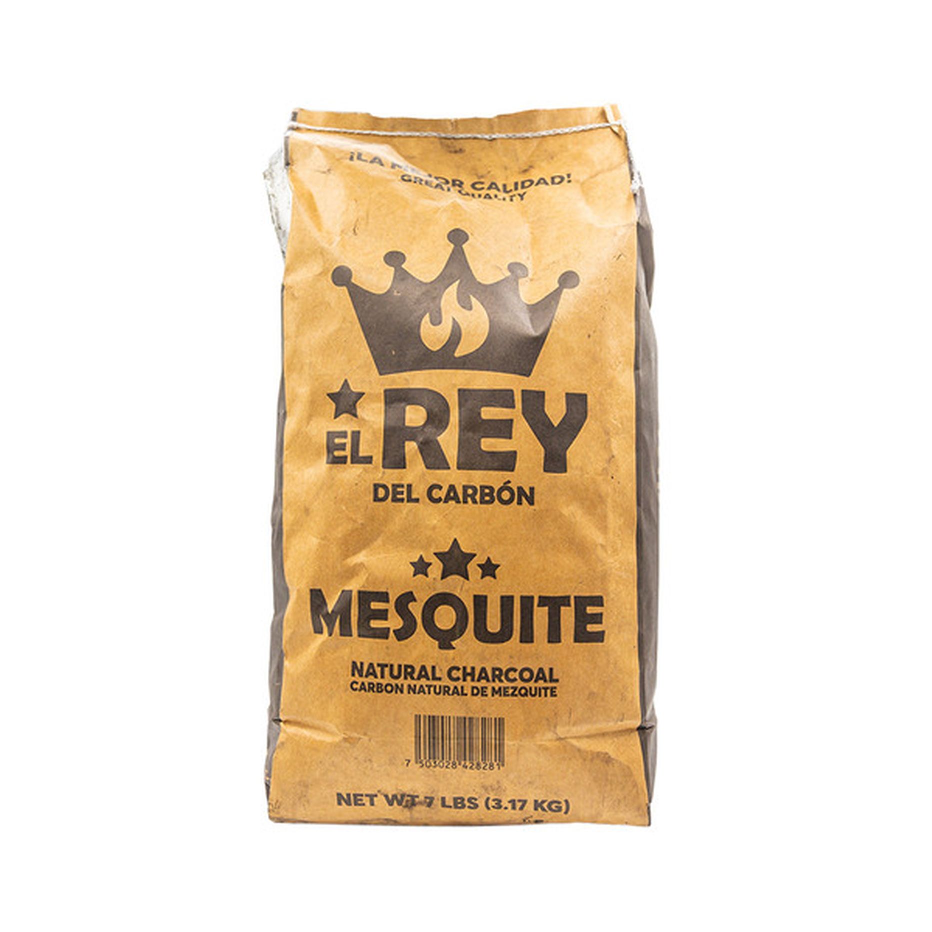 EL REY DEL CARBON MESQUITE CHARCOAL 7LB