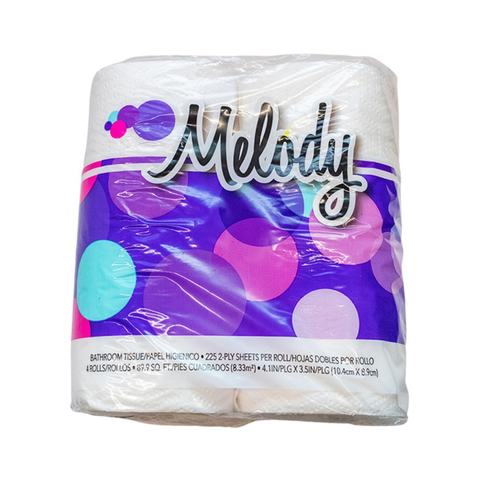 MELODY BATHROOM TISSUE 4P