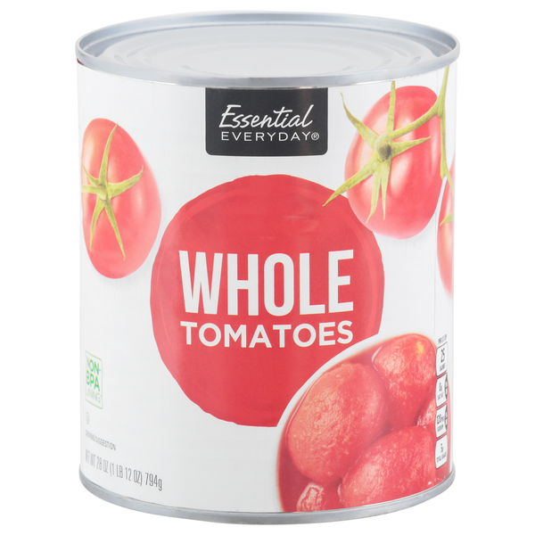 ESSENTIAL EVERYDAY WHOLE TOMATOES 28OZ