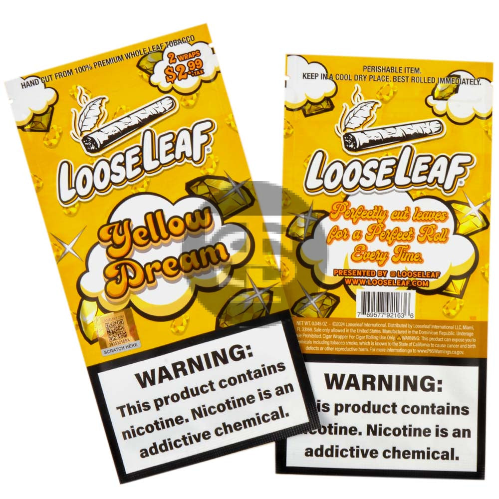 LOOSE LEAF YELLOW DREAM 2 WRAPS
