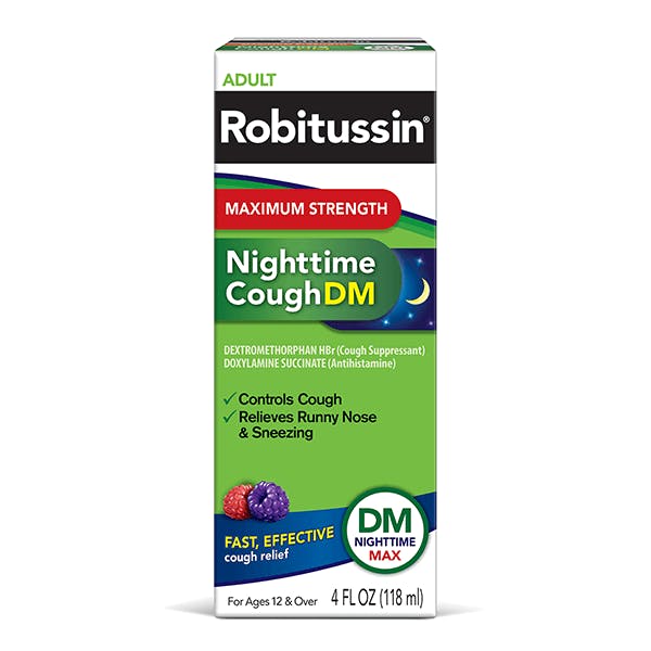 ROBITUSSIN NIGHTTIME COUGH DM 4OZ