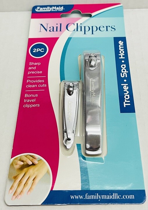 FAMILY MAID NAIL CLIPPERS 2PC