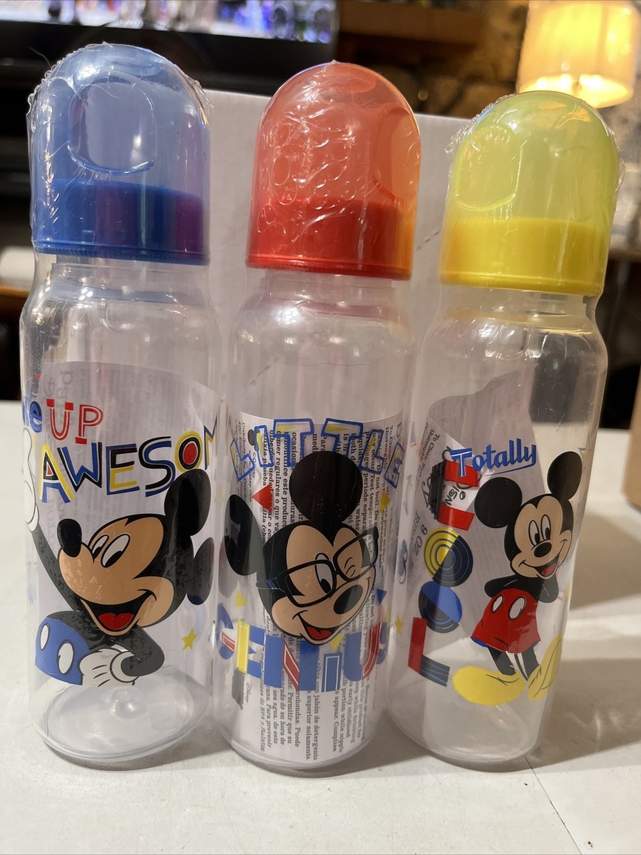 DISNEY BABY MICKEY MOUSE BOTTLES 3P