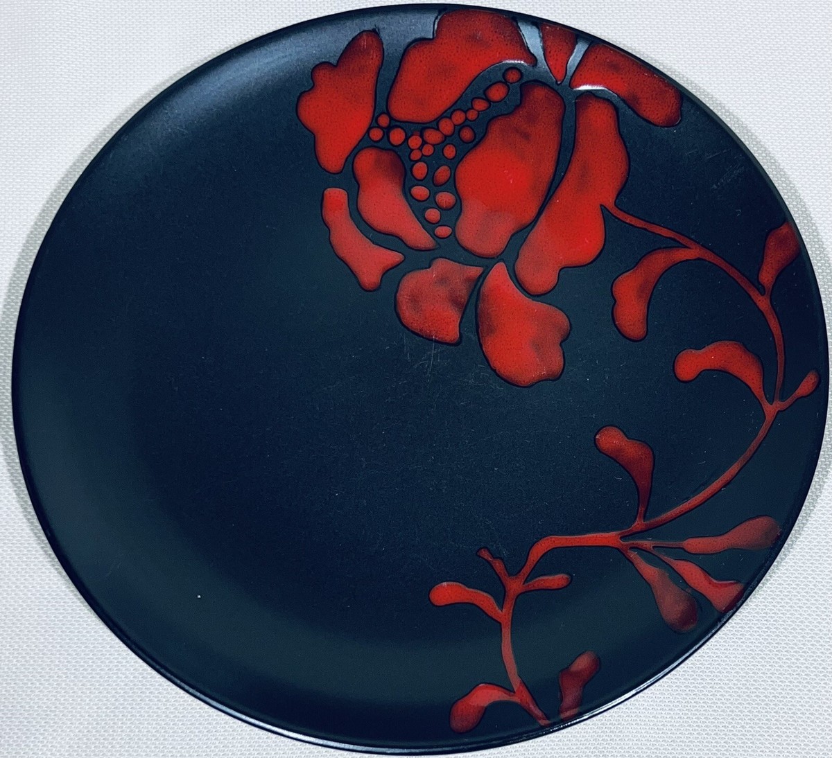 RED ROSE DINNER PLATE 11