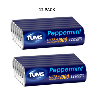 TUMS ULTRA PEPPERMINT CHEWABLE 12P