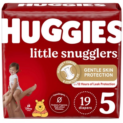 HUGGIES LITTLE SNUGGLERS 22 DIAPERS GENTLE SKIN