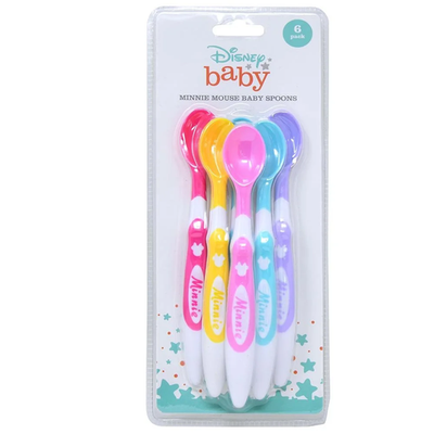 DISNEY BABY MINNIE MOUSE BABY SPOONS 6P