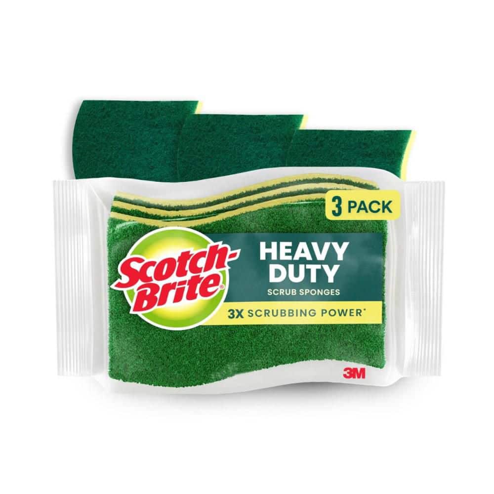 SCOTCH BRITE SPONGES HEAVY DUTY 3P
