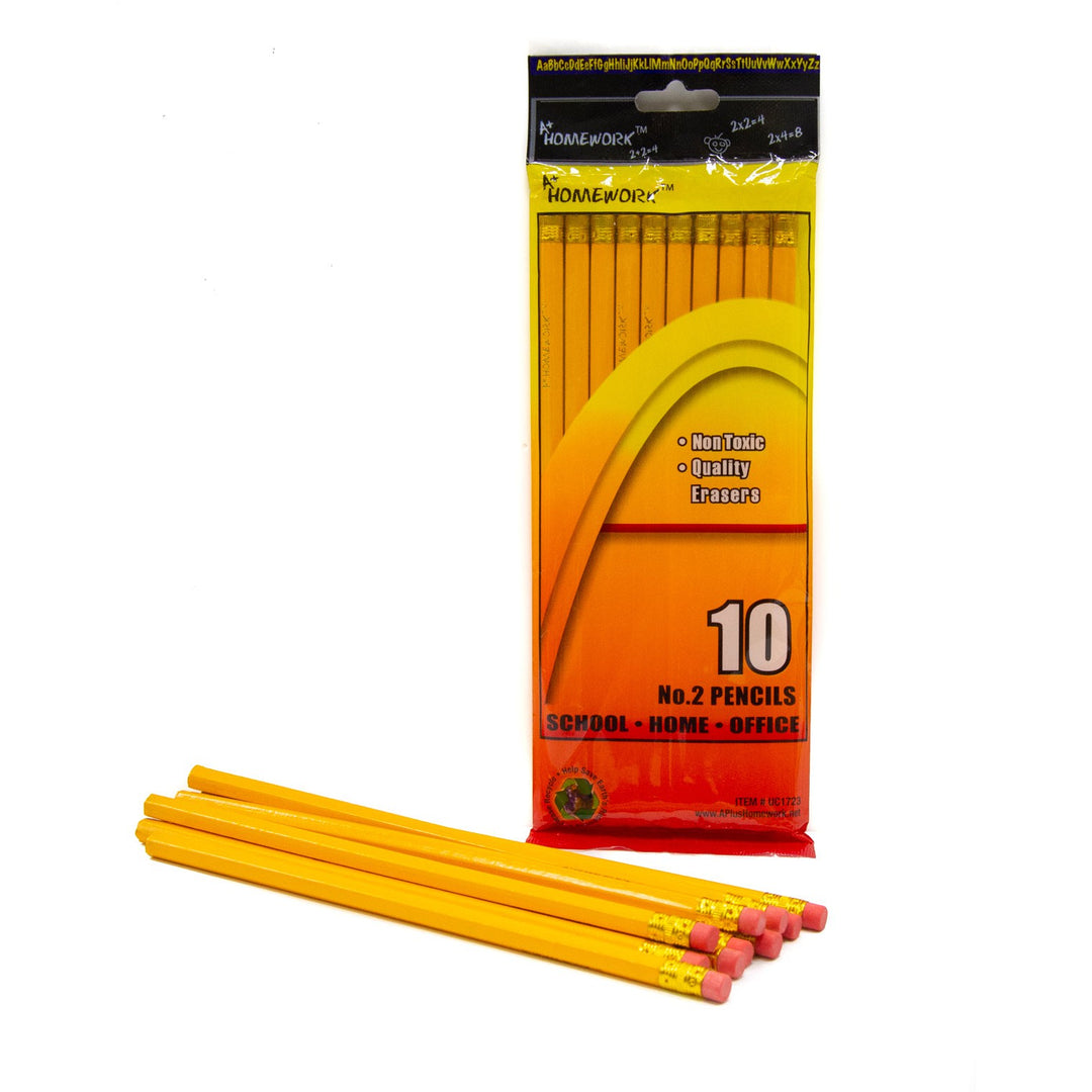 A+ HOMEWORK NO 2 PENCILS 10P