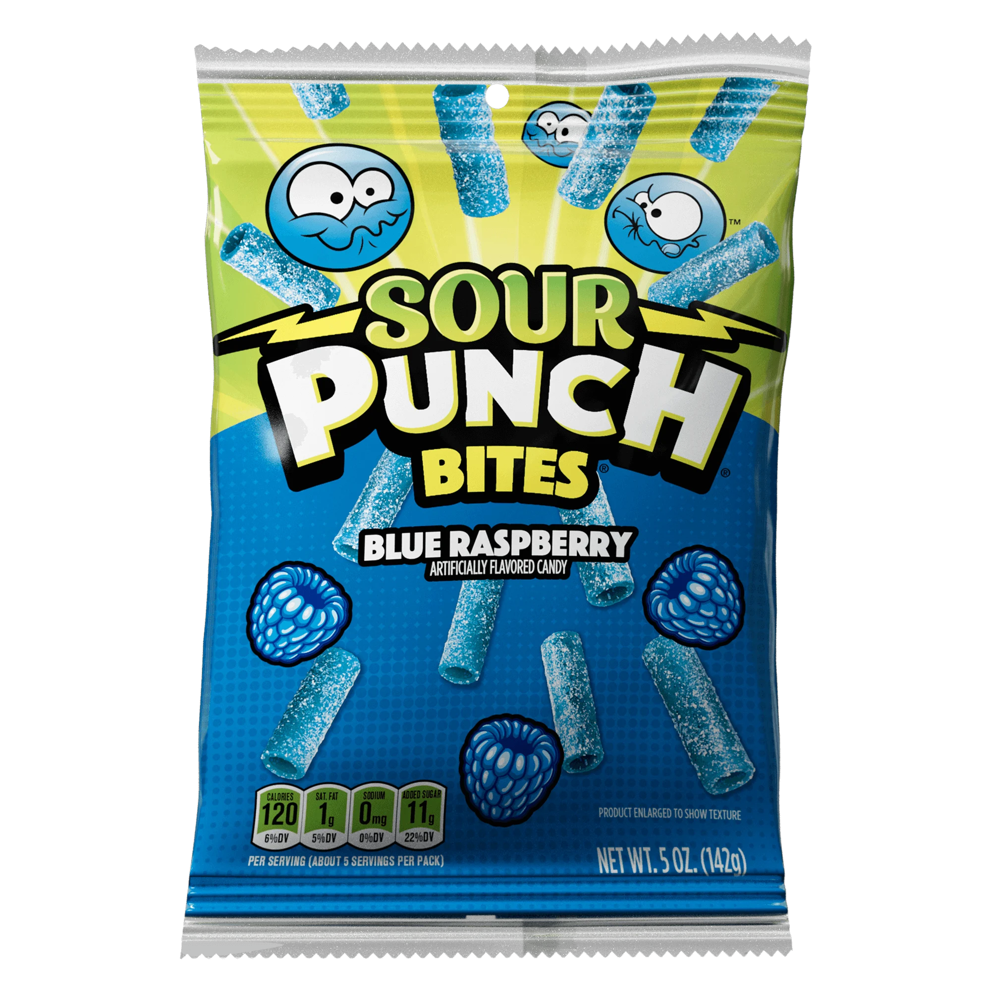 SOUR PUNCH BITES BLUE RASPBERRY 5OZ
