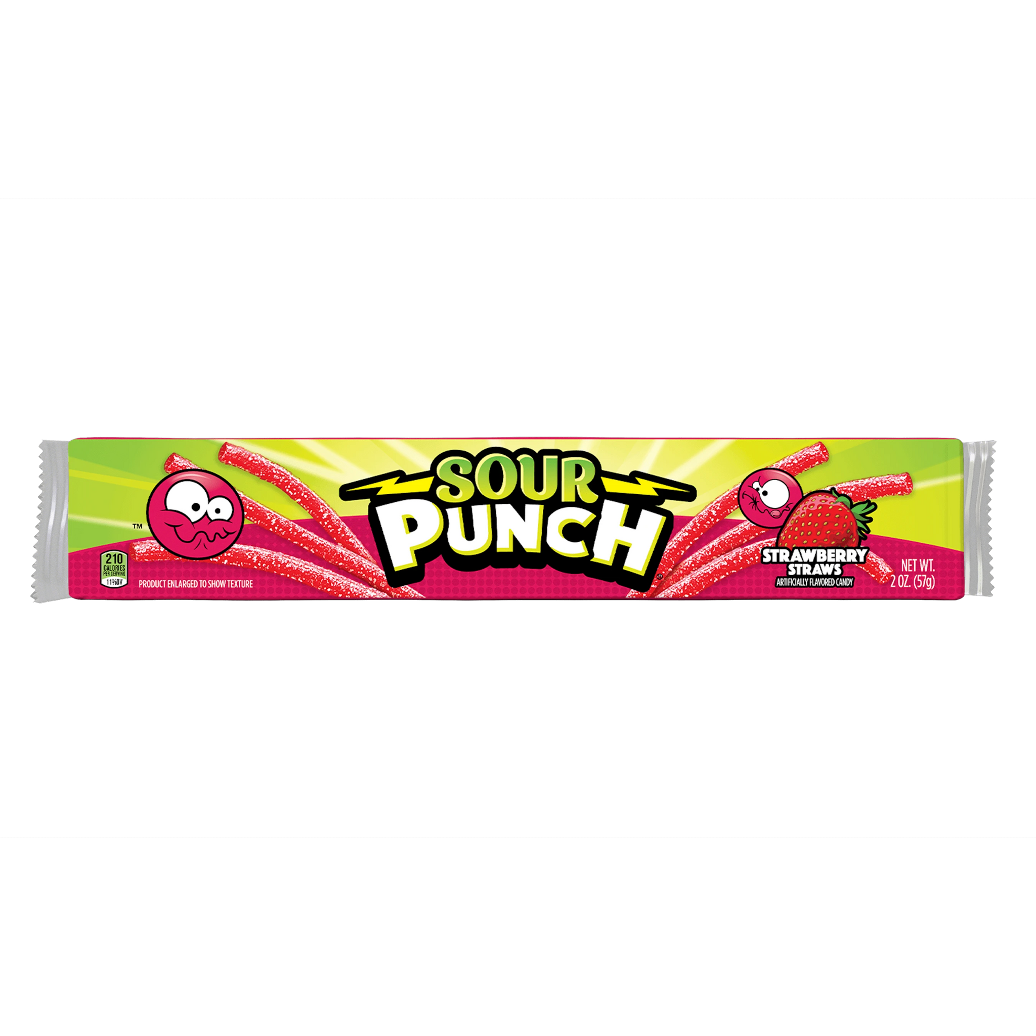 SOUR PUNCH STRAWBERRY STRAWS 2OZ