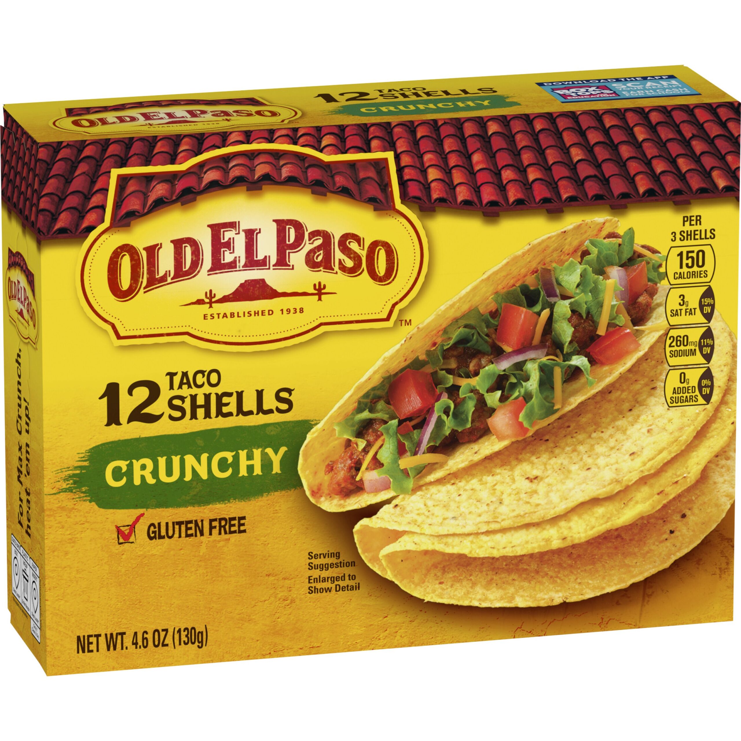 OLD EL PASO CRUNCHY TACO SHELLS