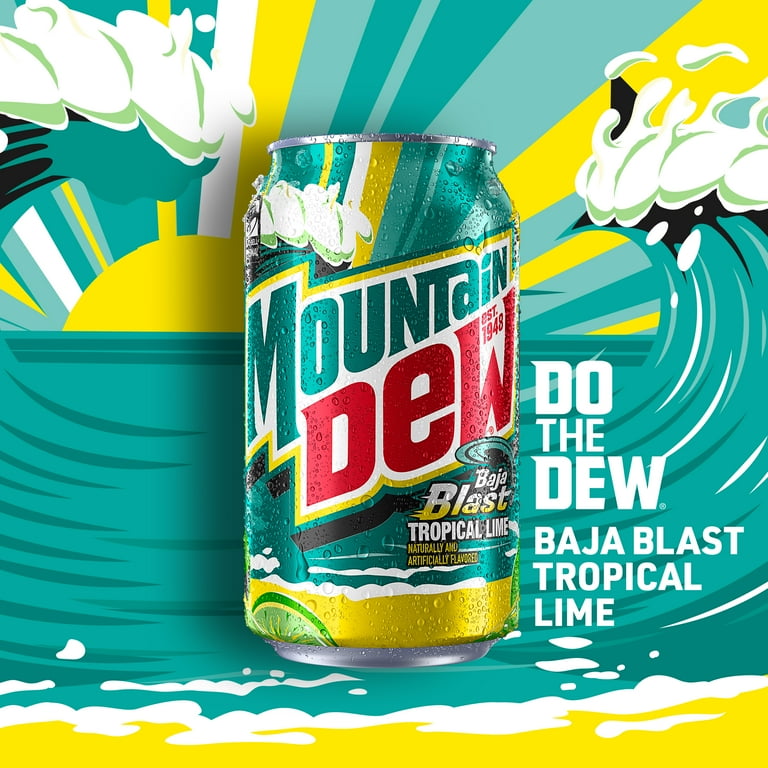 MOUNTAIN DEW TROPICAL LIME 12C