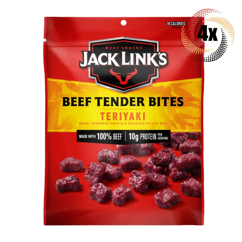 JACK LINKS BEEF TENDER BITES TERIYAKI 3.25OZ