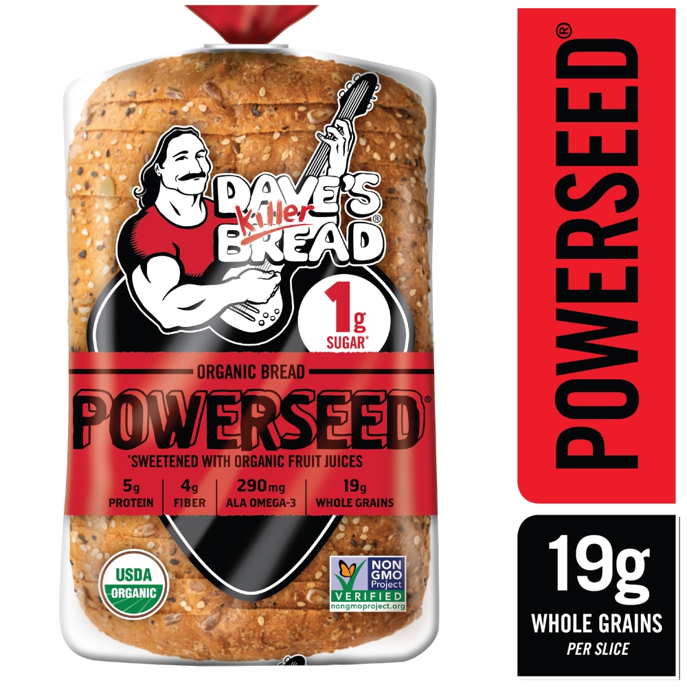 DAVE BREAD POWERSEED WHOLE GRAIN