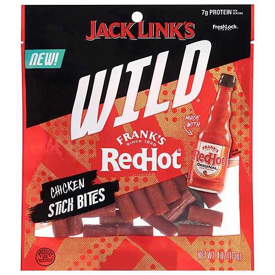 JACK LINS FRANKS STICK BITES 4 OZ