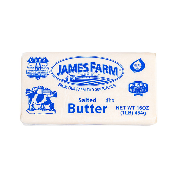 JAMES FARMS SOLID BUTTER 16OZ