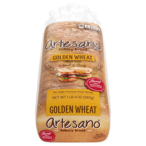ARTESANO GOLDEN WHEAT BAKERY BREAD 4 OZ
