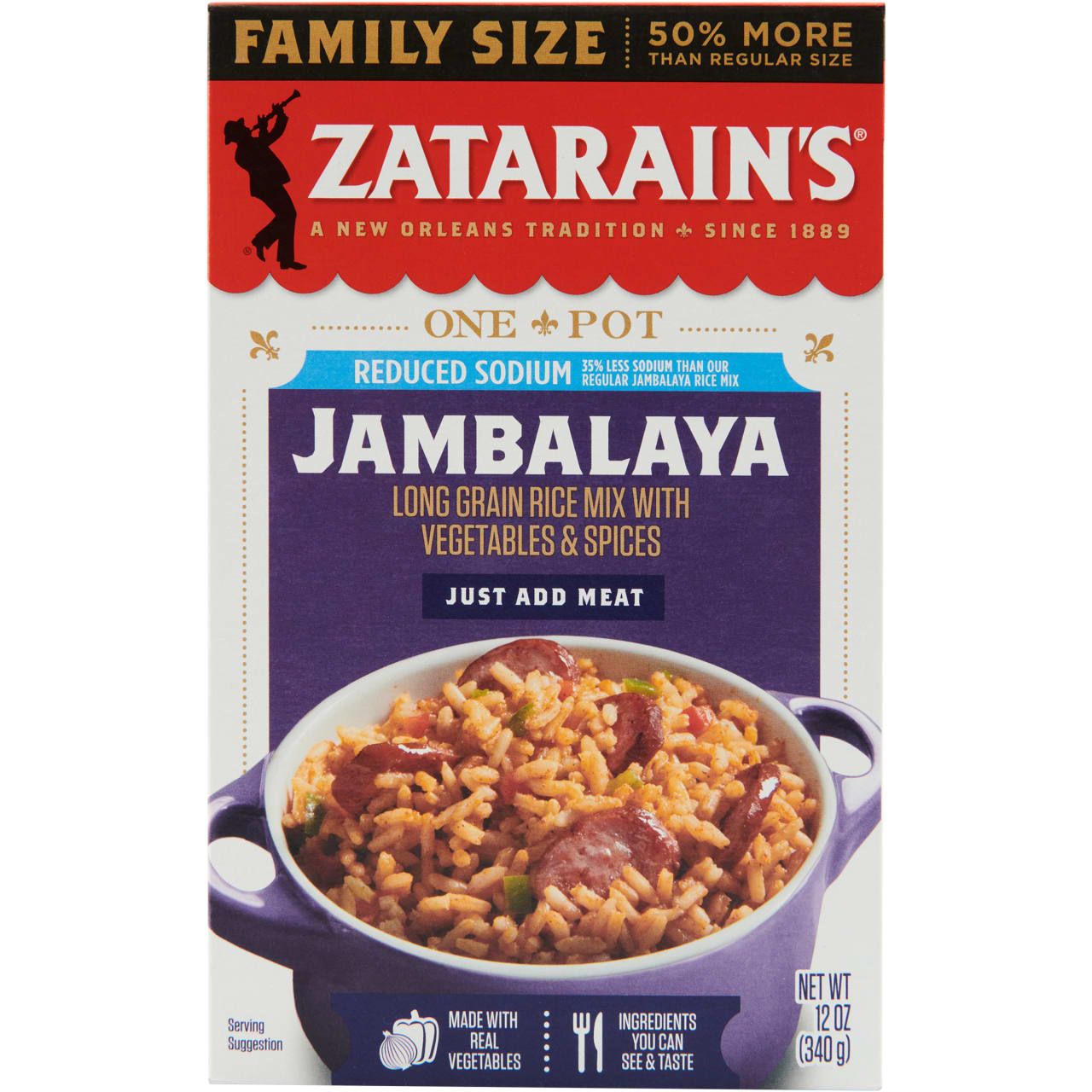 ZATARAINS JAMBALAYA 12OZ.