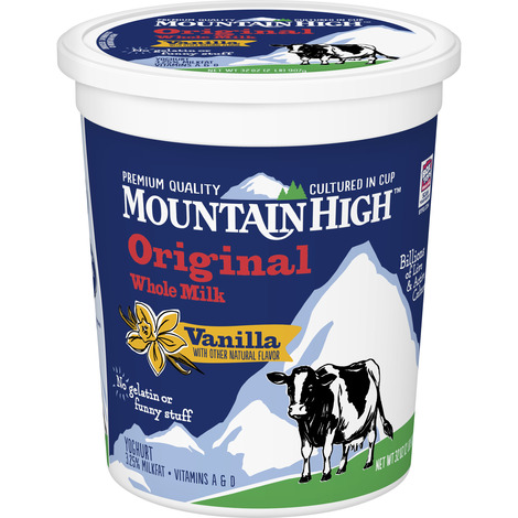 MOUNTAIN HIGH YOGURT VANILLA 32OZ