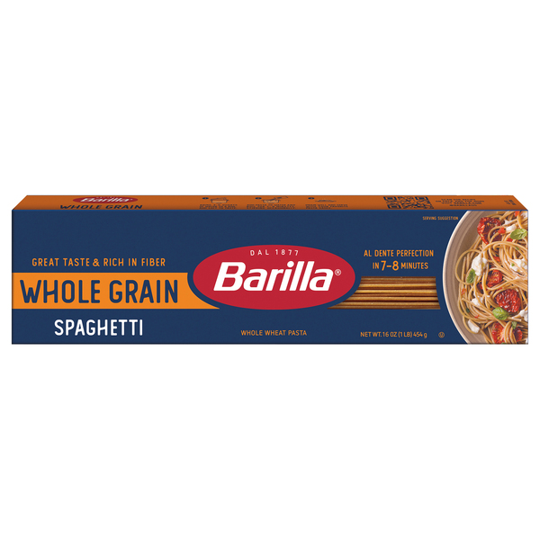 BARILLA WHOLE GRAIN SPAGHETTI 16 OZ