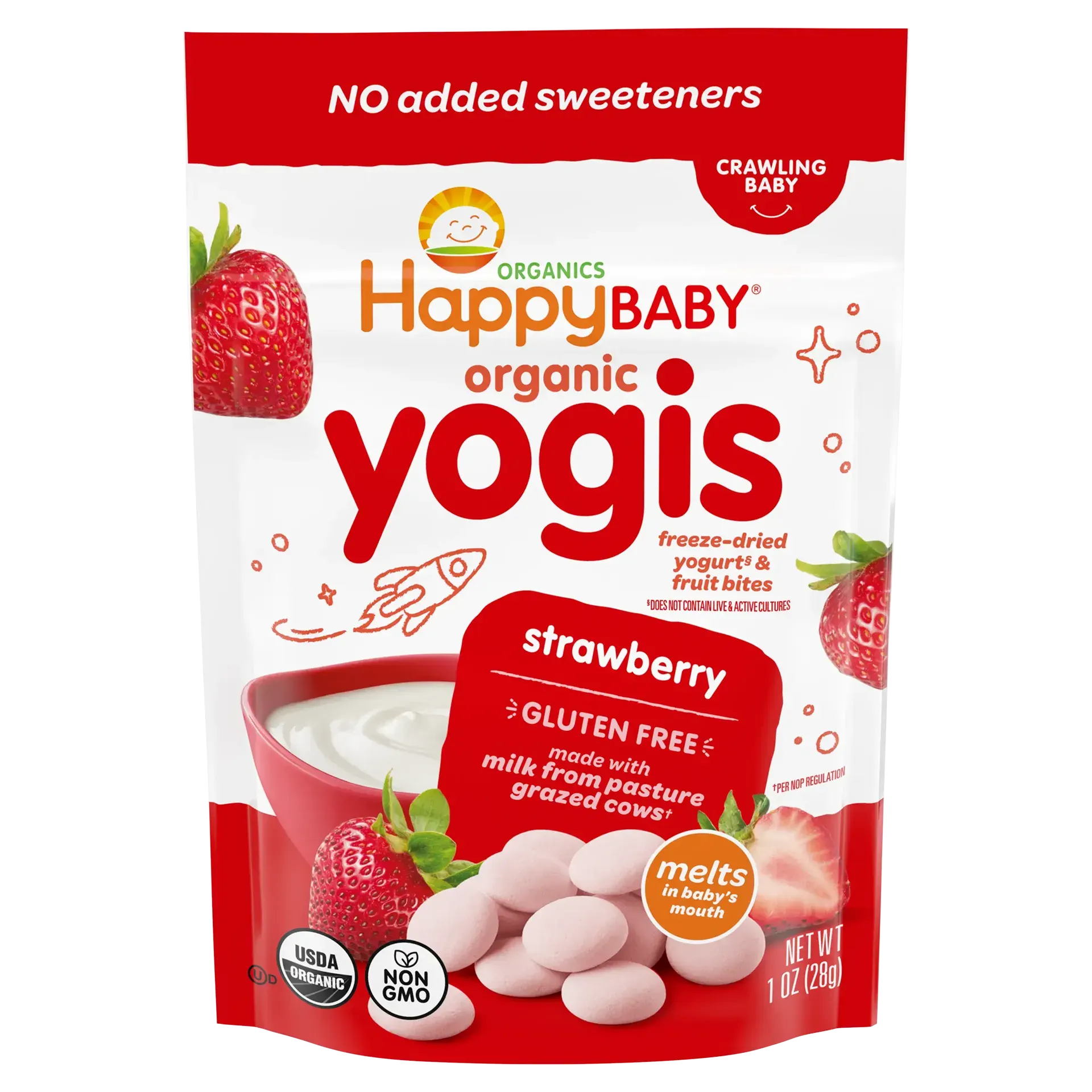 HAPPY BABY ORGANIC YOGURT STRAWBERRY
