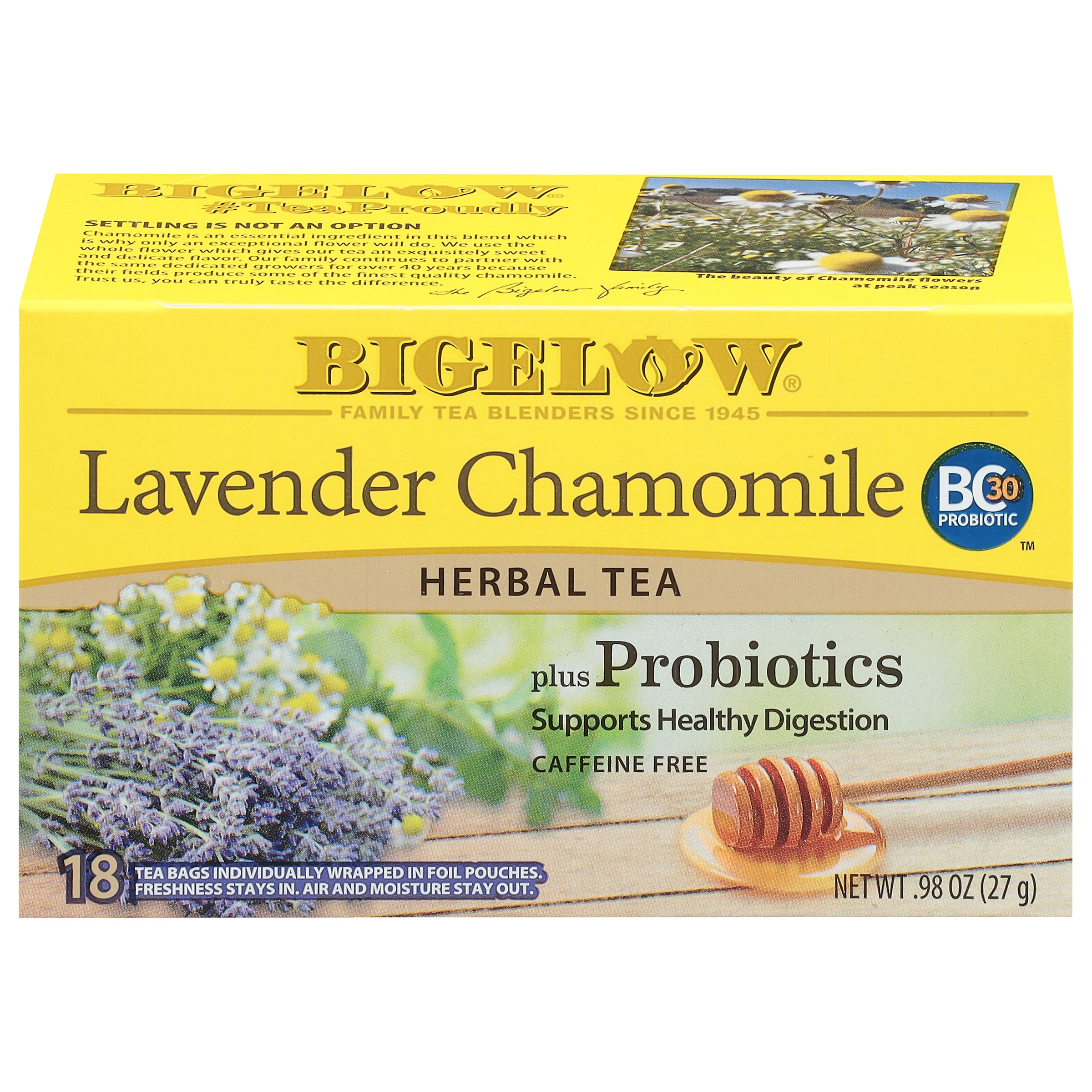 BIGELOW CHAMOMILE LAVENDER TEA