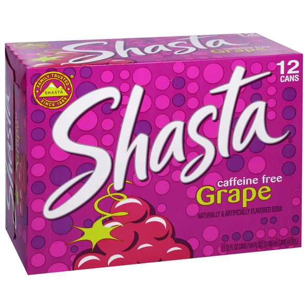 SHASTA SODA GRAPE 12P