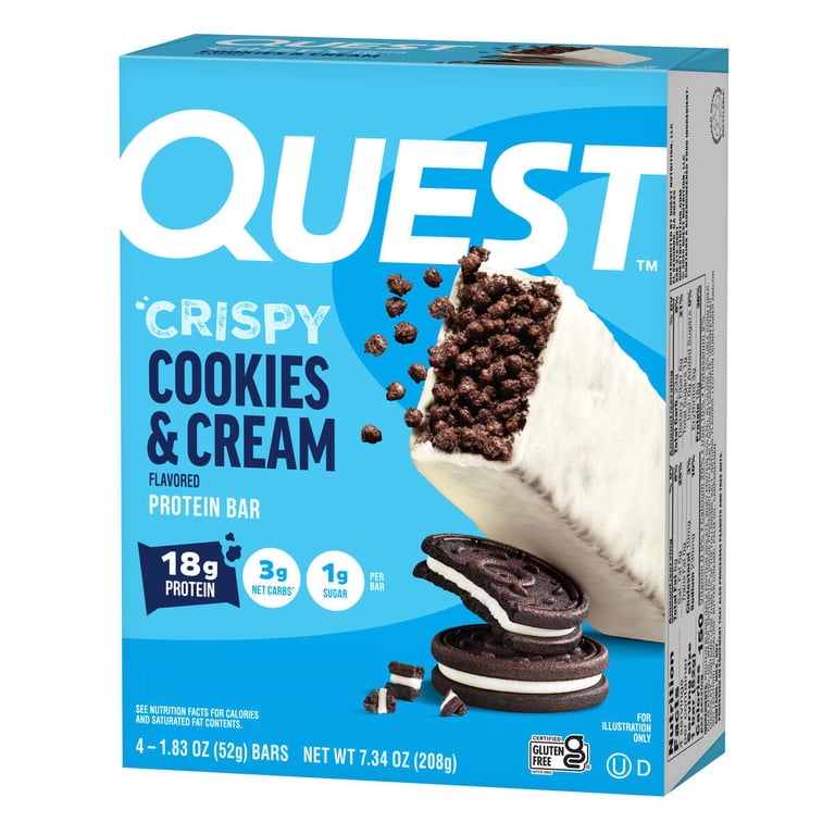QUEST BAR PROTEIN COOKIES & CREAM