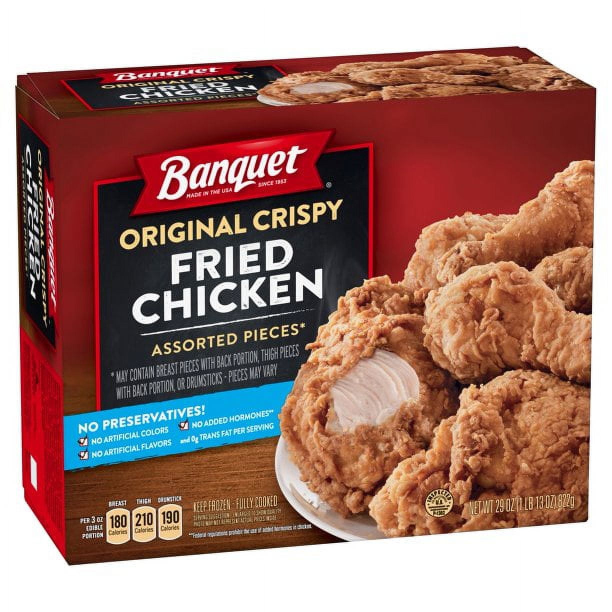 BANQUET ORIGINAL CRISPY FRIED CHICKEN 42 OZ