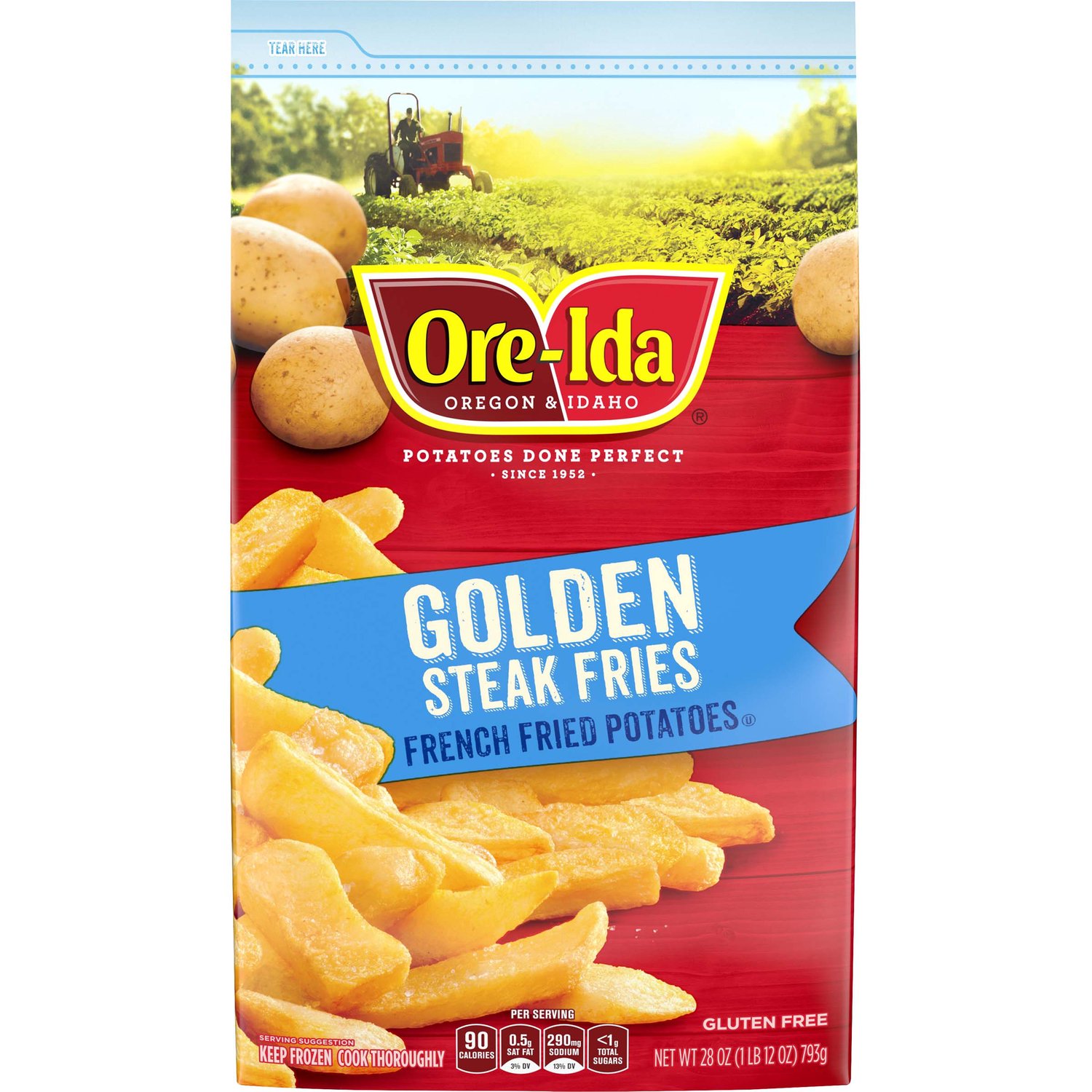 ORE IDA GOLDEN STEAK FRIES 28OZ