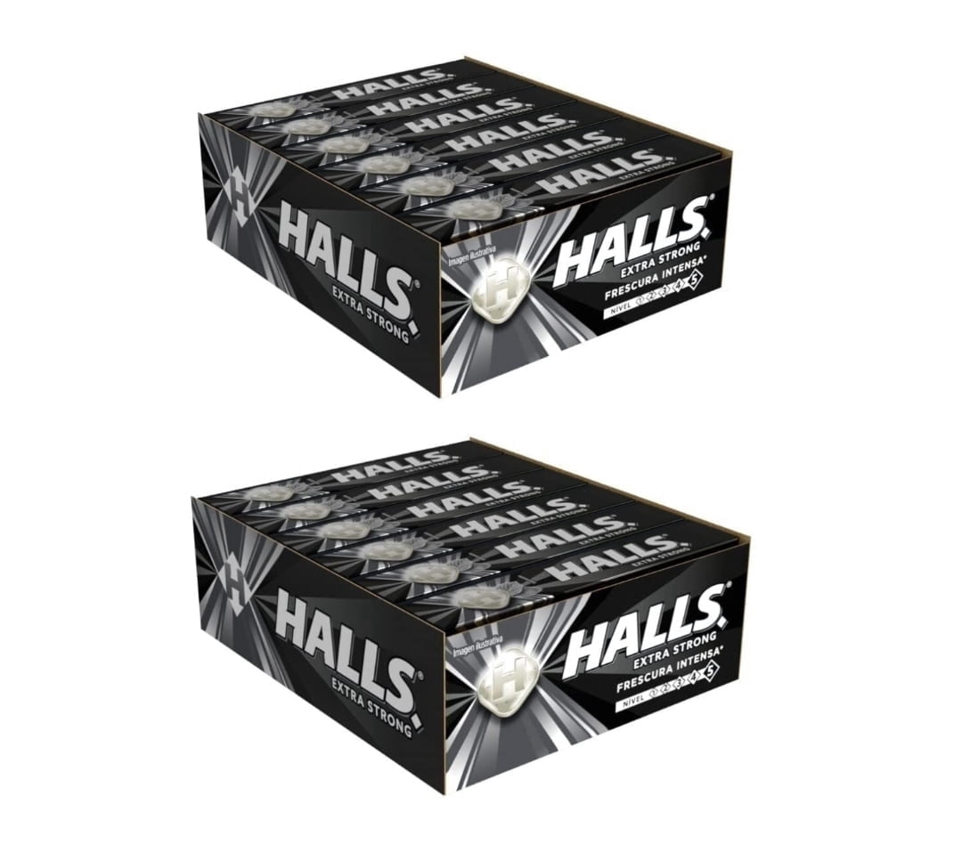 HALLS EXTRA STRONG BLACK 9C