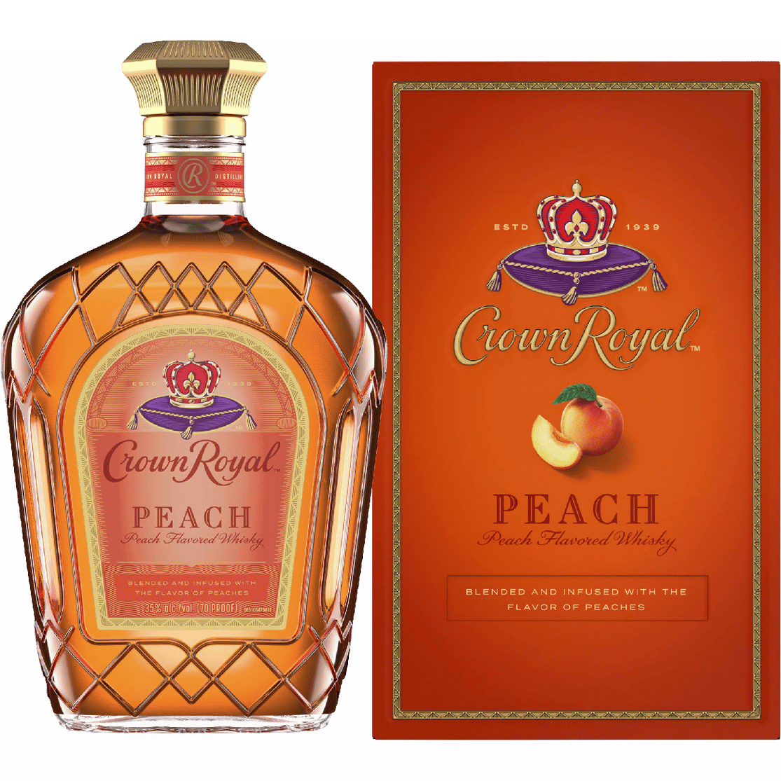 CRAWN ROYAL PEACH 750 ML