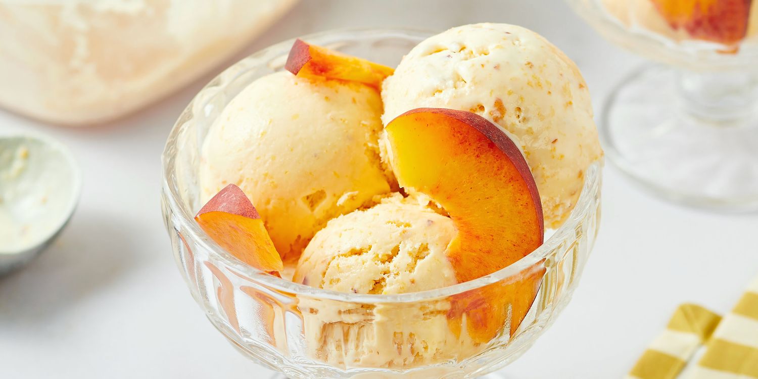 PEACH ICE CREAM