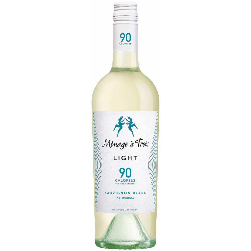 MENAGE A TROIS LIGHT 90 SAUVIGNON BLANC 750ML