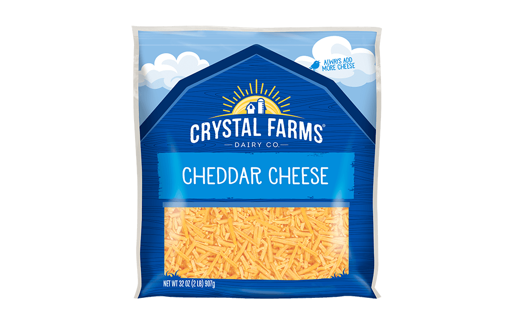 CRYSTAL FARMS CHEDDAR CHEESE