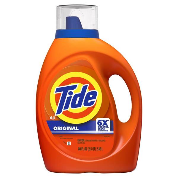 TIDE DETERGEN LIQUID ORIGINAL 80 OZ.