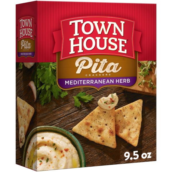 TOWN HOUSE PITA CRACKERS MEDITERRANEAN HERBS