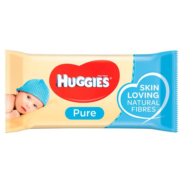 HUGGIES BABY WIPES PURE 56P