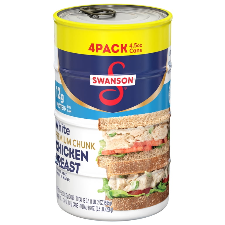 SWANSON WHITE CHICKEN BREAST 4.5 OZ