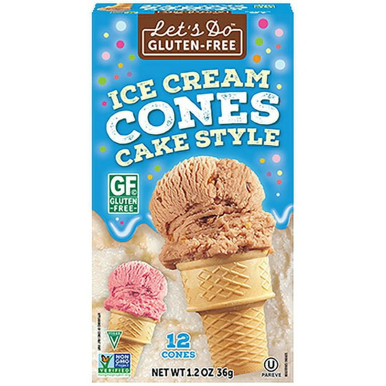 LETS DO GLUTEN FREE ICE CREAM CONES 12C
