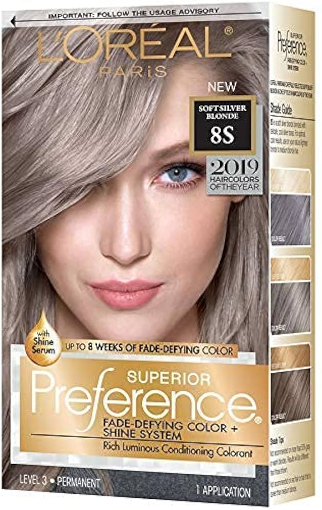 LOREAL PARIS HAIR COLOR SOFT SILVER BLONDE
