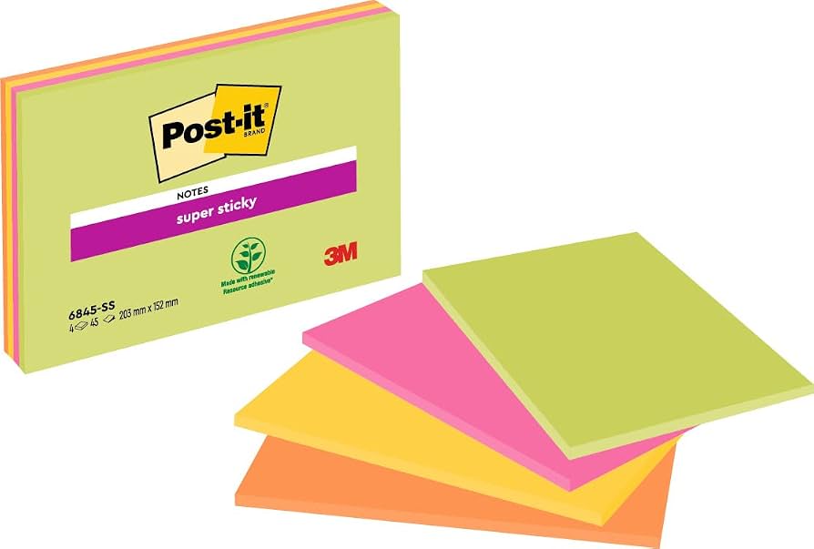 POST IT SUPER STICKY NOTES 45C