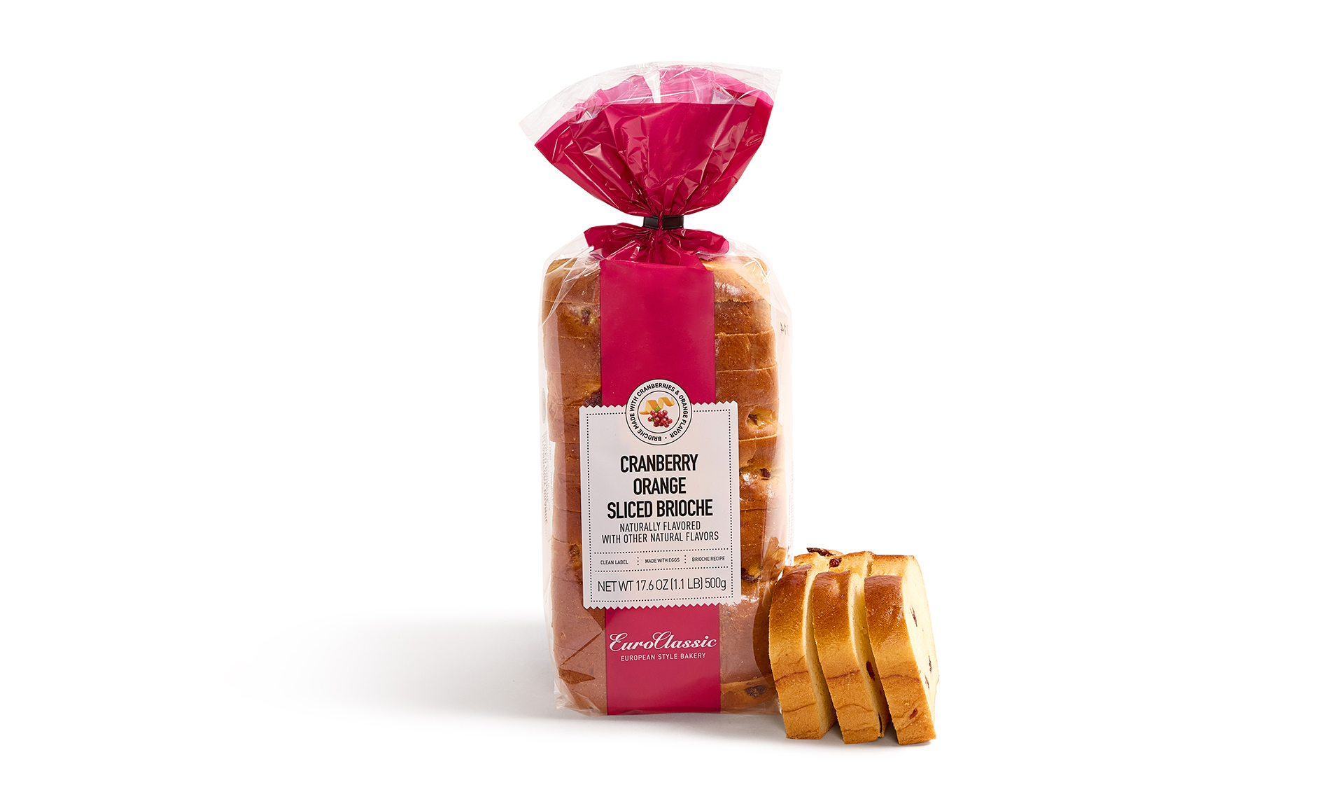 EUROCLAS CRANBERRY ORANGE SLICE BRIOCHE