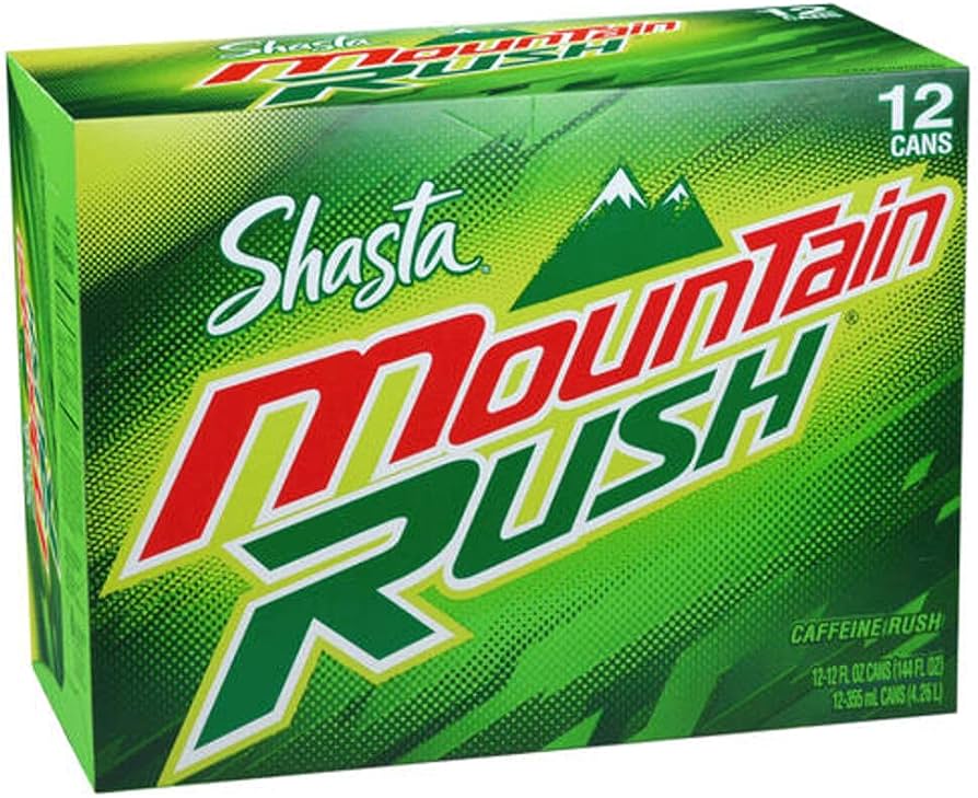 SHASTA MOUNTAIN RUSH 12OZ