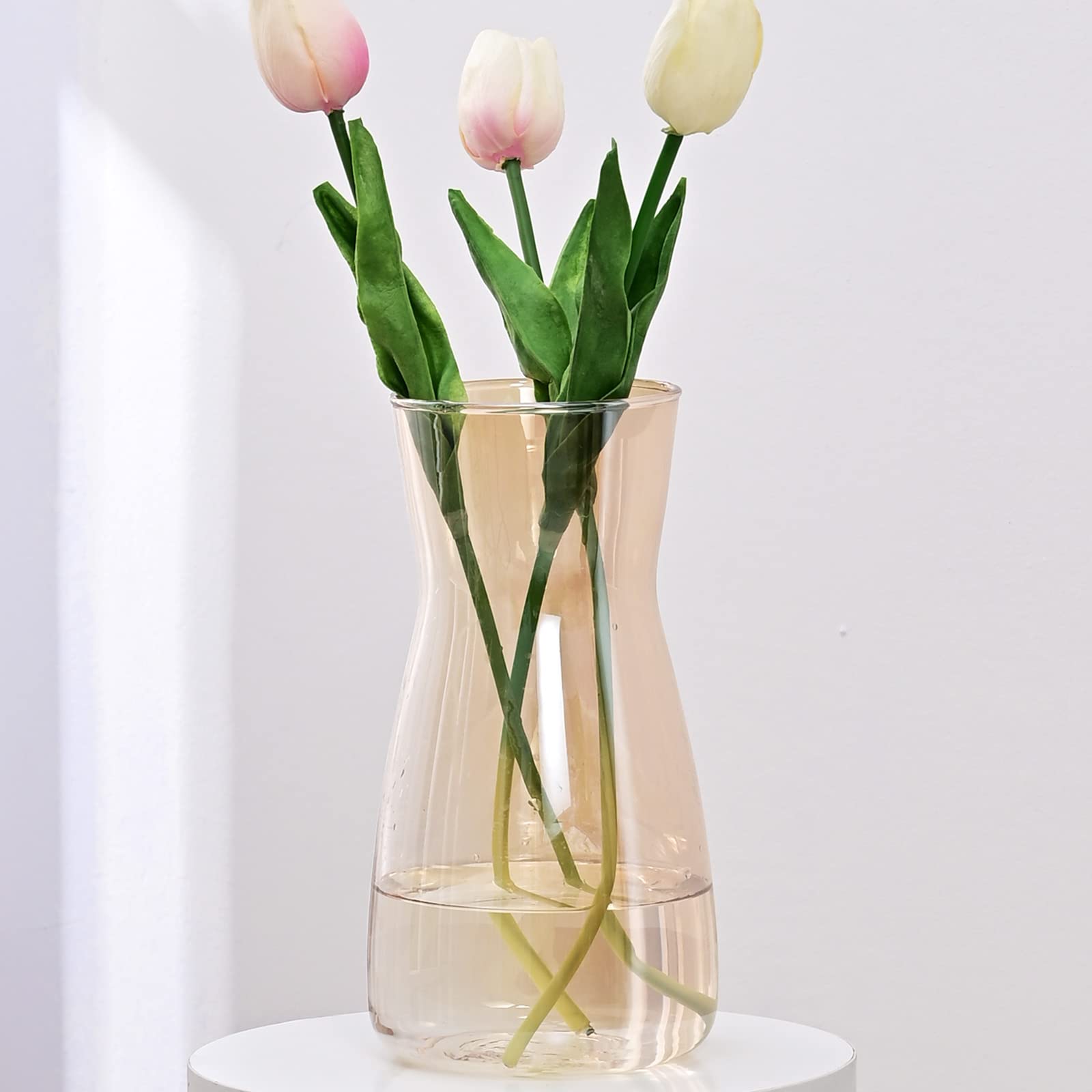 SIMPLY HOME GLASS VASE 8 IN