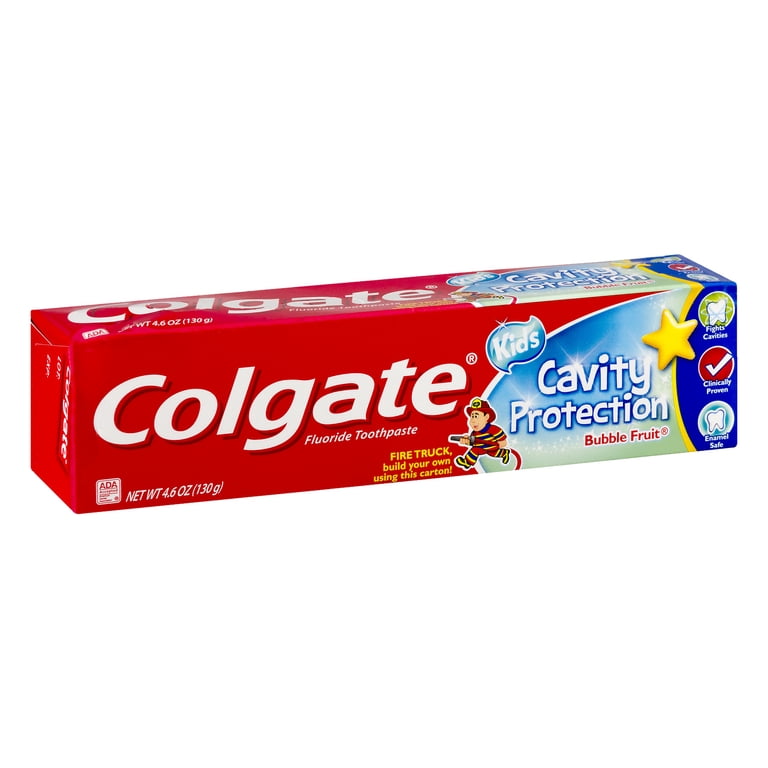 COLGATE CAVITY PROTECTION BUBBLE FRUIT 4 OZ