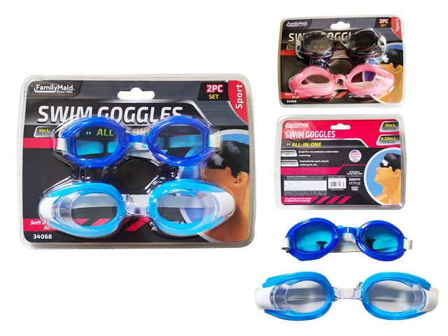 FAMILY MAID SWIM GOGGLES SET